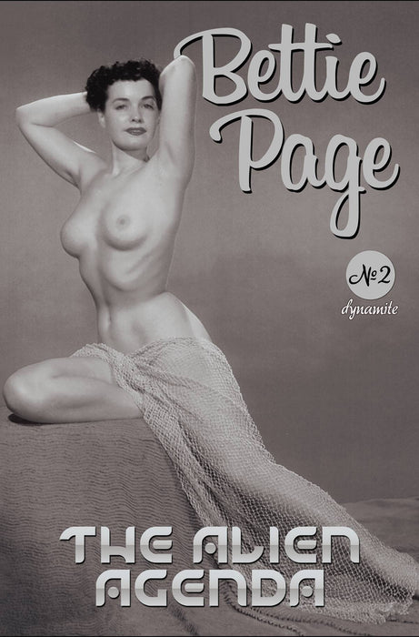 BETTIE PAGE ALIEN AGENDA #2 CVR J BLACK BAG