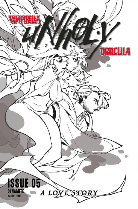 VAMPIRELLA DRACULA UNHOLY #5 CVR H 20 COPY INCV BESCH B&W