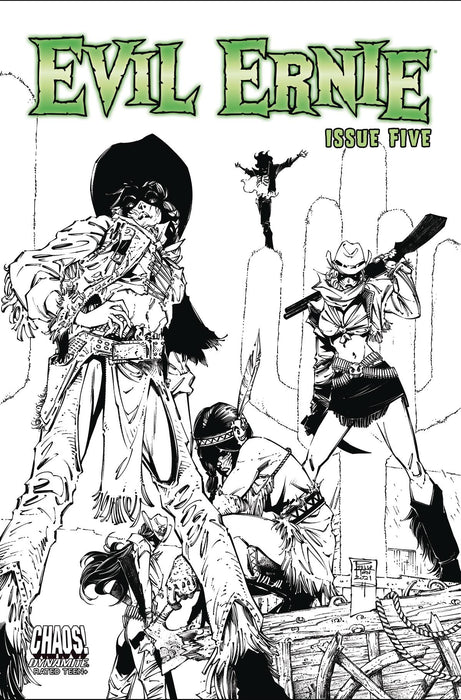 EVIL ERNIE #5 CVR C 10 COPY INCV TAN B&W