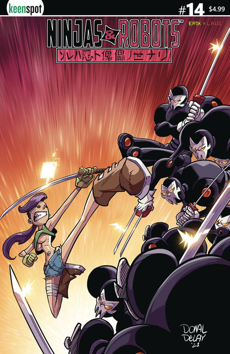 NINJAS & ROBOTS #14 CVR B DONAL DELAY