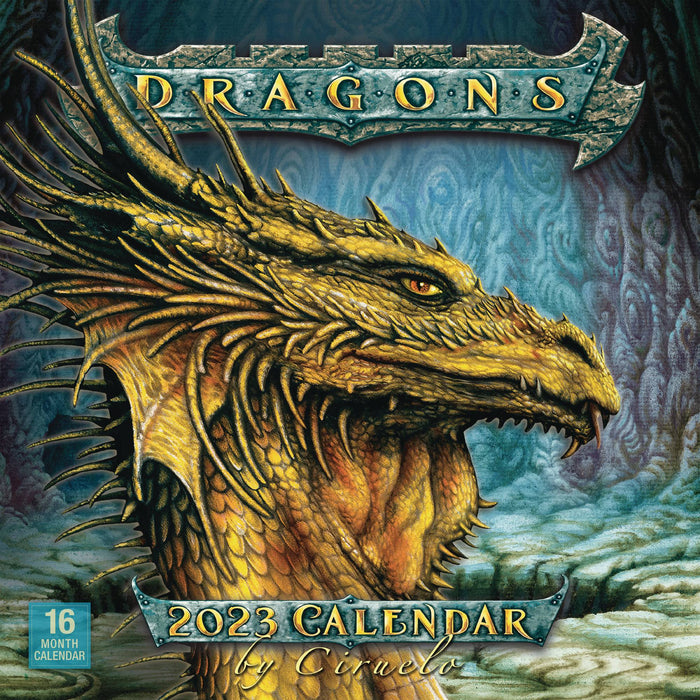 DRAGONS BY CIRUELO 2023 WALL CALENDAR