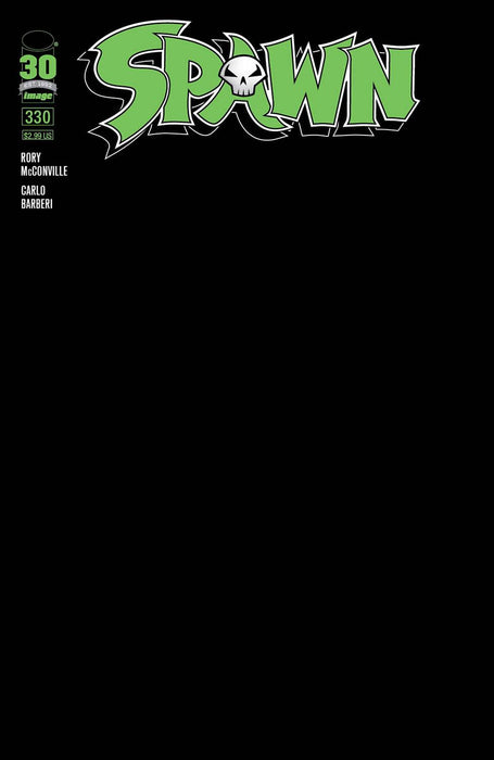 SPAWN #330 CVR B BLACK BLANK SKETCH CVR