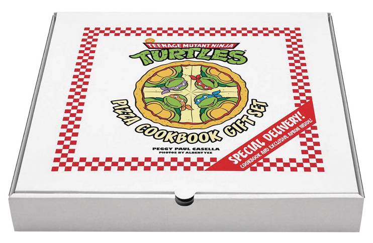 TMNT PIZZA COOKBOOK GIFT SET (C: 0-1-1)