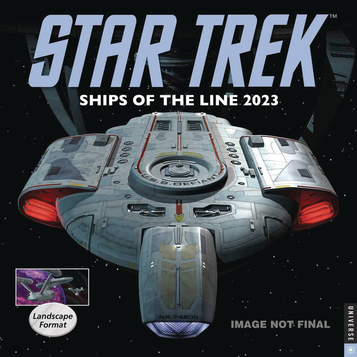 STAR TREK SHIPS OF LINE 2023 WALL CALENDAR (C: 1-1-1)