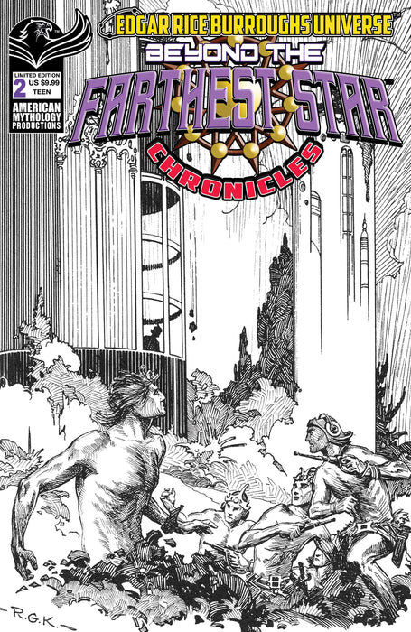 BEYOND THE FARTHEST STAR CHRONICLES 50TH ANNIV #2 CVR B B&W