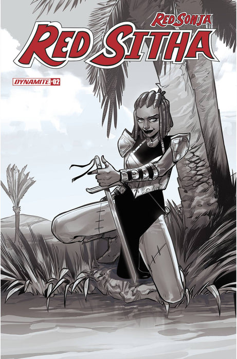 RED SONJA RED SITHA #2 CVR F 10 COPY INCV PINTA B&W