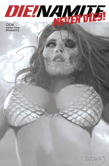 DIE!NAMITE NEVER DIES #4 CVR F 10 COPY INCV LEIRIX B&W (C: 0