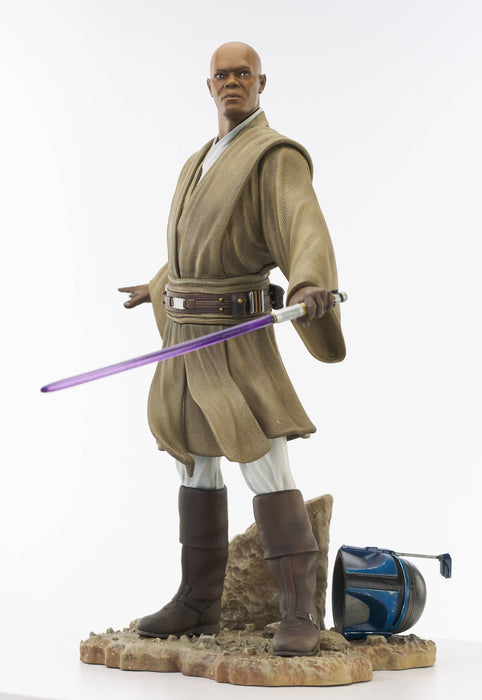 STAR WARS PREMIER COLLECTION AOTC MACE WINDU STATUE (C: 1-1-