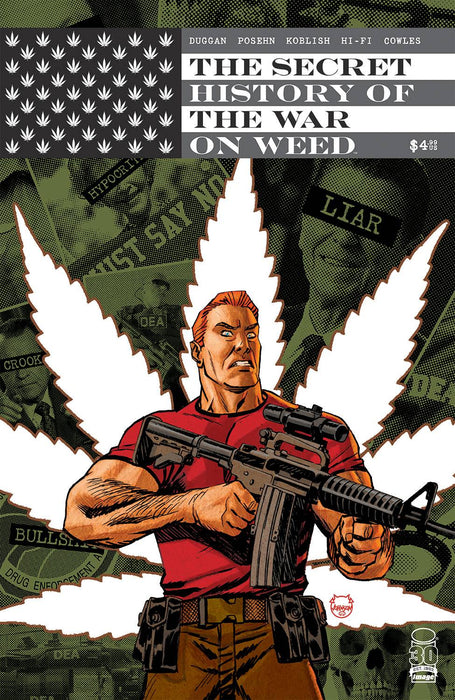 SECRET HISTORY OF WAR ON WEED CVR B 10 COPY INCV JOHNSON