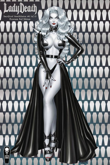 LADY DEATH SACRIFICIAL ANNIHILATION #2 (OF 2) Comic Shop Premium Foil Edition (Signed by Brian Pulido)
