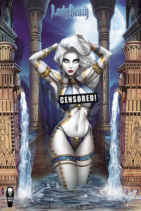LADY DEATH SACRIFICIAL ANNIHILATION #2 (OF 2) Comic Shop Naughty Edition (Signed by Brian Pulido)