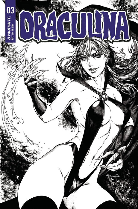 DRACULINA #3 CVR P 7 COPY FOC INCV TURNER B&W