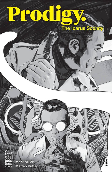 PRODIGY ICARUS SOCIETY #1 (OF 5) CVR B BUFFAGNI B&W