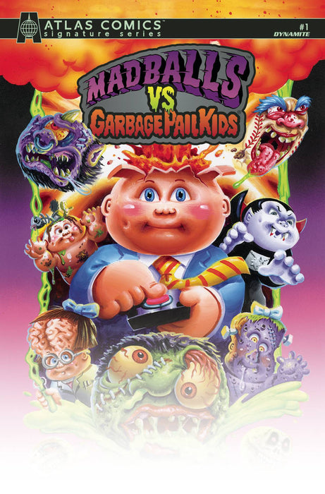 MADBALLS VS GARBAGE PAIL KIDS #1 CVR J TRADING CARD METAL PR