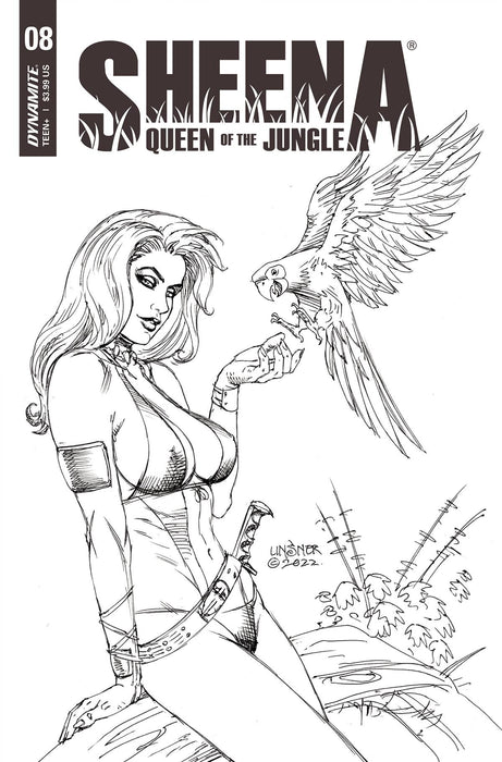 SHEENA QUEEN JUNGLE #8 CVR F 10 COPY INCV LINSNER B&W