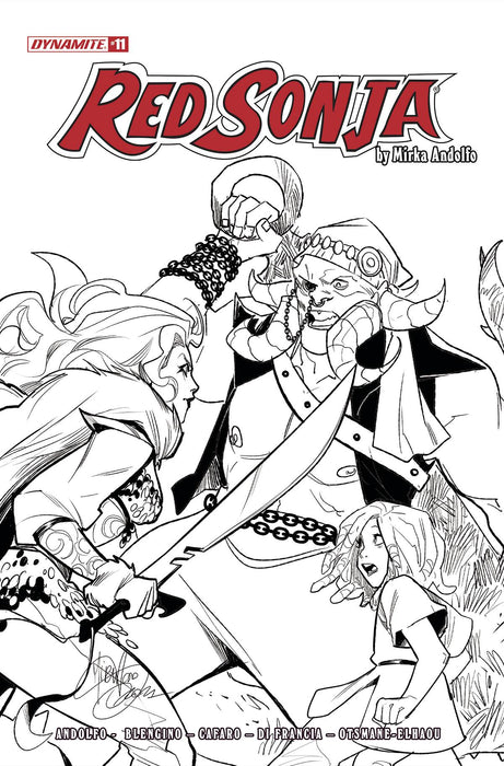 RED SONJA (2021) #11 CVR G 15 COPY INCV ANDOLFO B&W