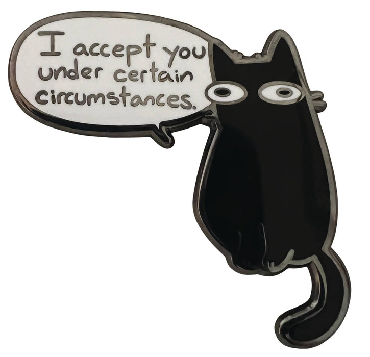 SARAHS SCRIBBLES ACCEPT YOU CAT PIN