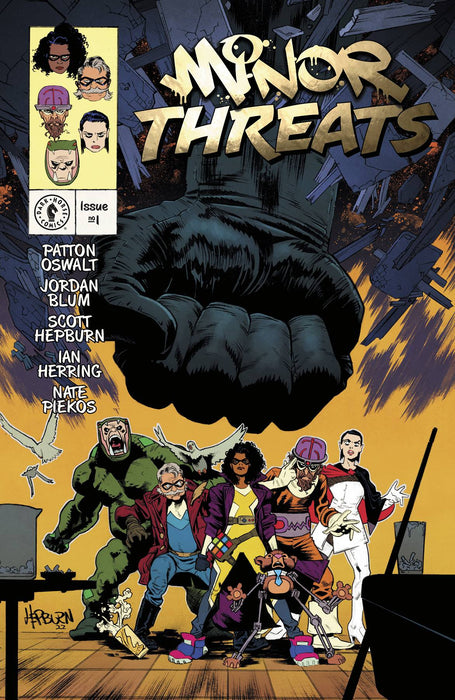 MINOR THREATS #1 (OF 4) CVR C HEPBURN