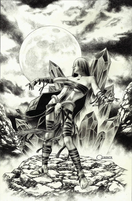 LADY HEL #1 CVR K 40 COPY INCV VIGONTE B&W VIRGIN