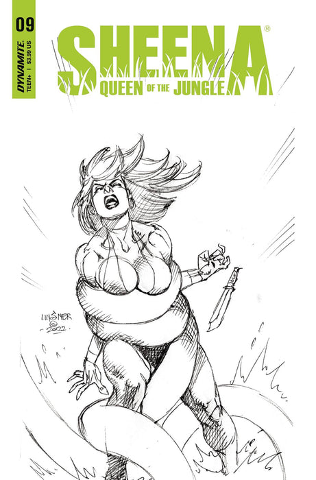 SHEENA QUEEN JUNGLE #9 CVR F 10 COPY INCV LINSNER B&W