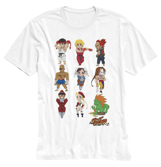 STREET FIGHTER CHIBI CAST T/S XL