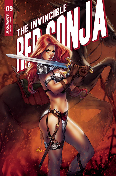 INVINCIBLE RED SONJA #9 CVR O FOC CHATZOUDIS