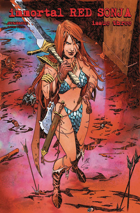 IMMORTAL RED SONJA #3 CVR M FOC BOYS HOMAGE MCCREA ORIGINAL