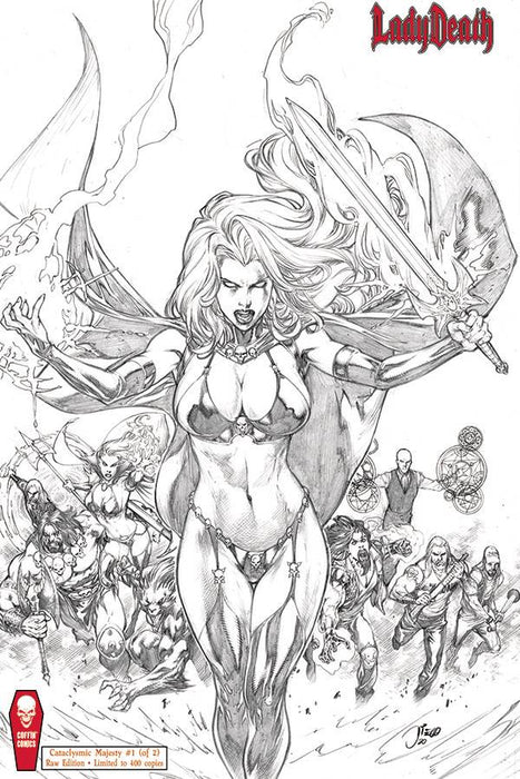 LADY DEATH CATACLYSMIC MAJESTY #1 (OF 2) RAW ED
