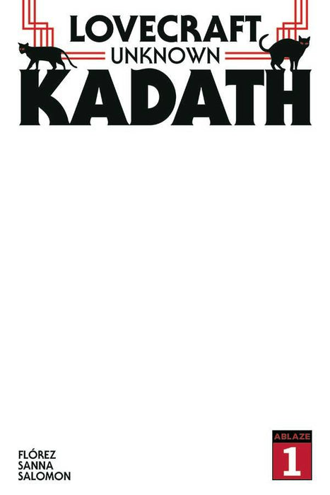 LOVECRAFT UNKNOWN KADATH #1 CVR E BLANK GLOW IN DARK