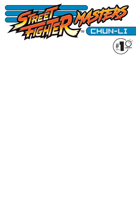 STREET FGHTERS MASTERS CHUN LI #1 CVR C BLANK SKETCH