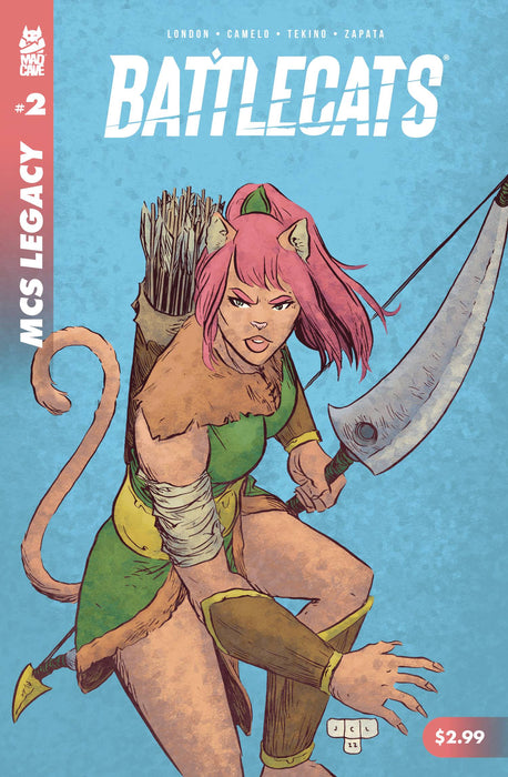 MAD CAVE STUDIOS LEGACY BATTLECATS #2 CVR B LONERGAN