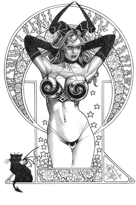 TAROT WITCH OF THE BLACK ROSE #136 10 COPY INCV (Net)