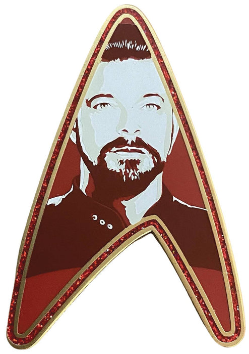 STAR TREK NEXT GENERATION RIKER DELTA PIN