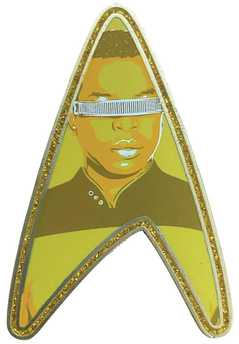 STAR TREK NEXT GENERATION LA FORGE DELTA PIN