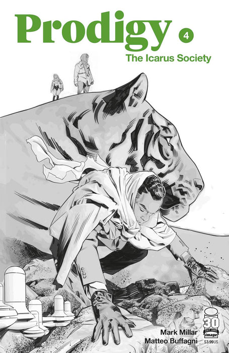 PRODIGY ICARUS SOCIETY #4 (OF 5) CVR B BUFFAGNI B&W