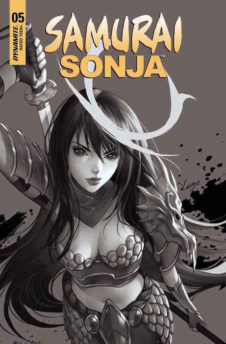 SAMURAI SONJA #5 CVR F 10 COPY INCV LEIRIX B&W