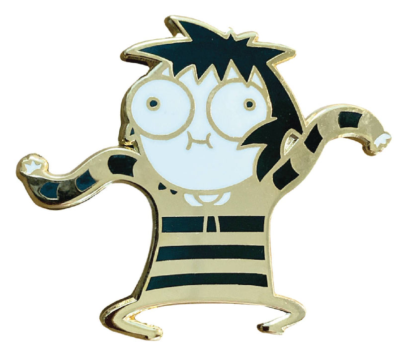 SARAHS SCRIBBLES GOLDEN WEIRDO PIN