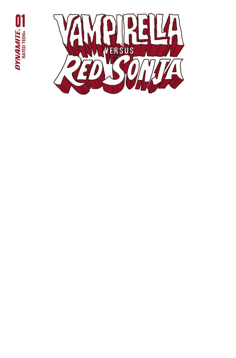 VAMPIRELLA VS RED SONJA #1 CVR F BLANK AUTHENTIX