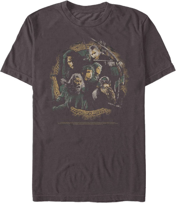LORD OF THE RINGS CIRCLE OF FRIENDS T/S SM