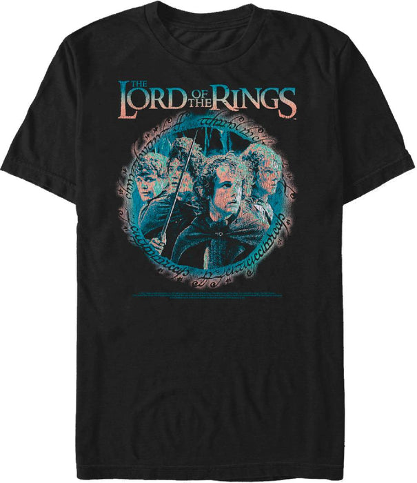 LORD OF THE RINGS FOUR FRIENDS T/S XL