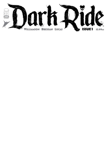 DARK RIDE #1 CVR E BLANK SKETCH CVR