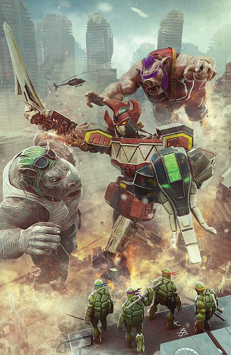 MMPR TMNT II #1 (OF 5) CVR O 150 COPY INCV BARENDS