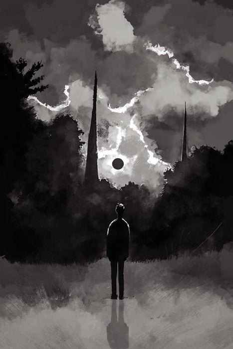 CHILDREN O/T BLACK SUN #1 CVR J 25 COPY CADONICI B&W INCV
