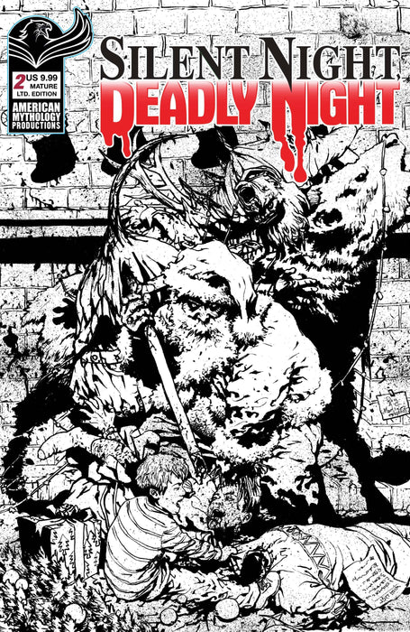 SILENT NIGHT DEADLY NIGHT #2 MAIN CVR D 1/350 B&W LTD ED