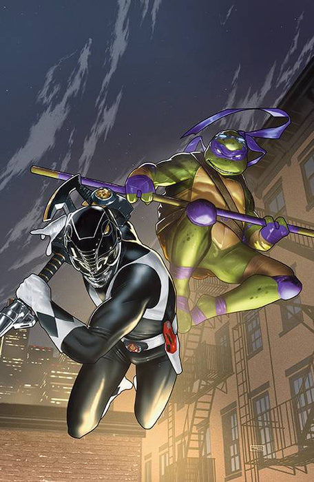MMPR TMNT II #2 (OF 5) CVR E CARDSTOCK VAR CLARKE