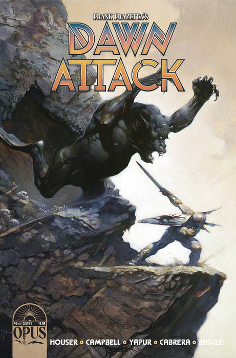 FRANK FRAZETTAS DAWN ATTACK #4 (OF 5) CVR B FRAZETTA