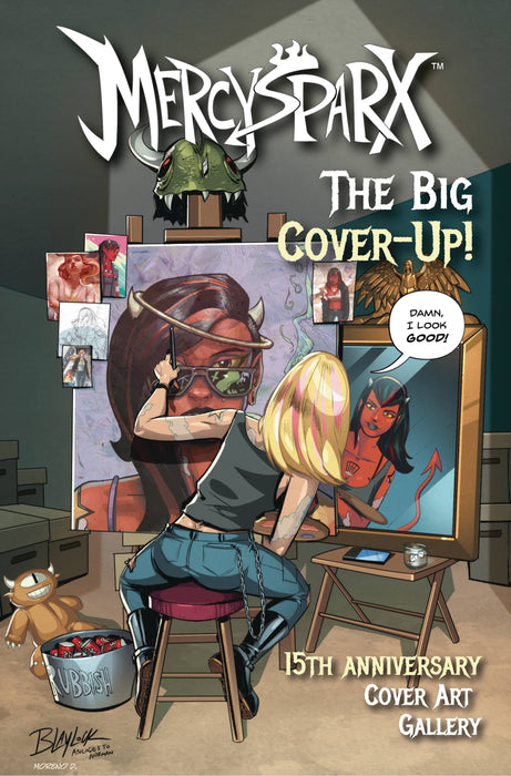 MERCY SPARX THE BIG COVER UP ART BOOK SC