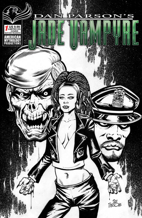 DAN PARSONS JADE VAMPYRE #1 CVR C 1/350 LTD ED B&W