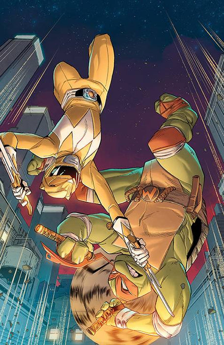 MMPR TMNT II #3 (OF 5) CVR H 75 COPY INCV CARDSTOCK GUARA