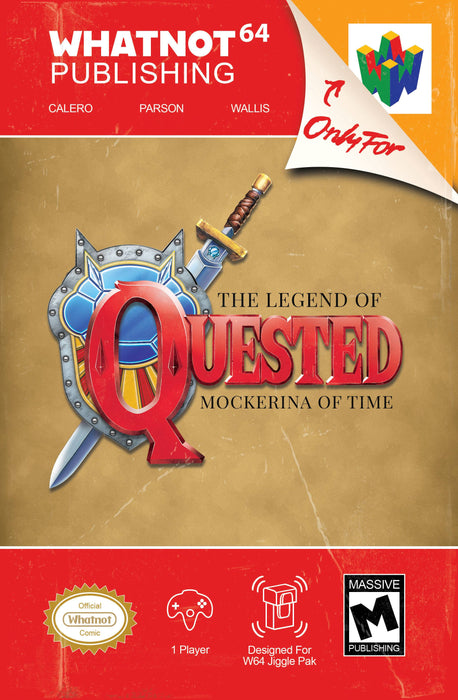 QUESTED #4 CVR D 10 COPY INCV RICHARDSON VIDEO GAME HOMAGE